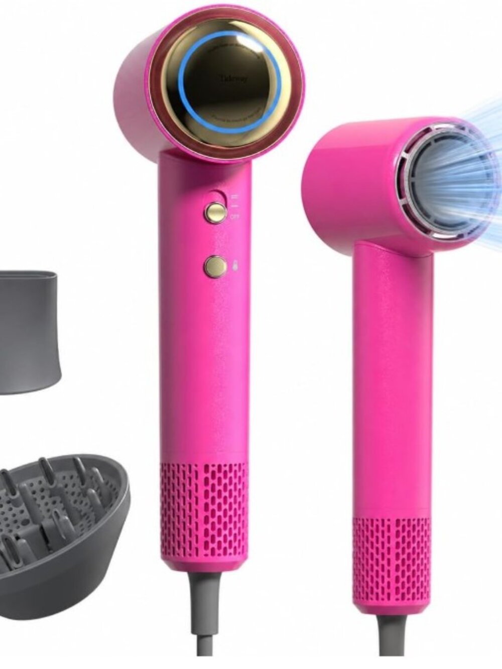 Tideway Hair Dryer Professional High-Speed Ionic Blow Dryer - Pink
